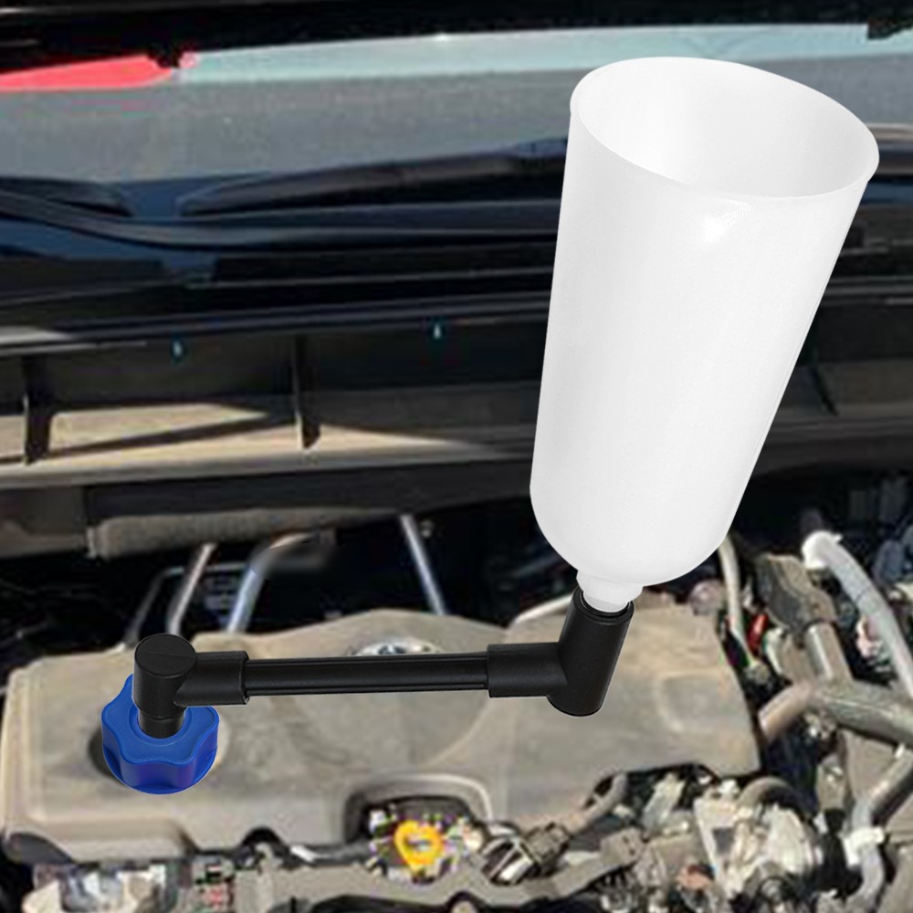 No-Spill Oil Funnel Set Engine Oil Change Kit For Automotive Car Vehicle