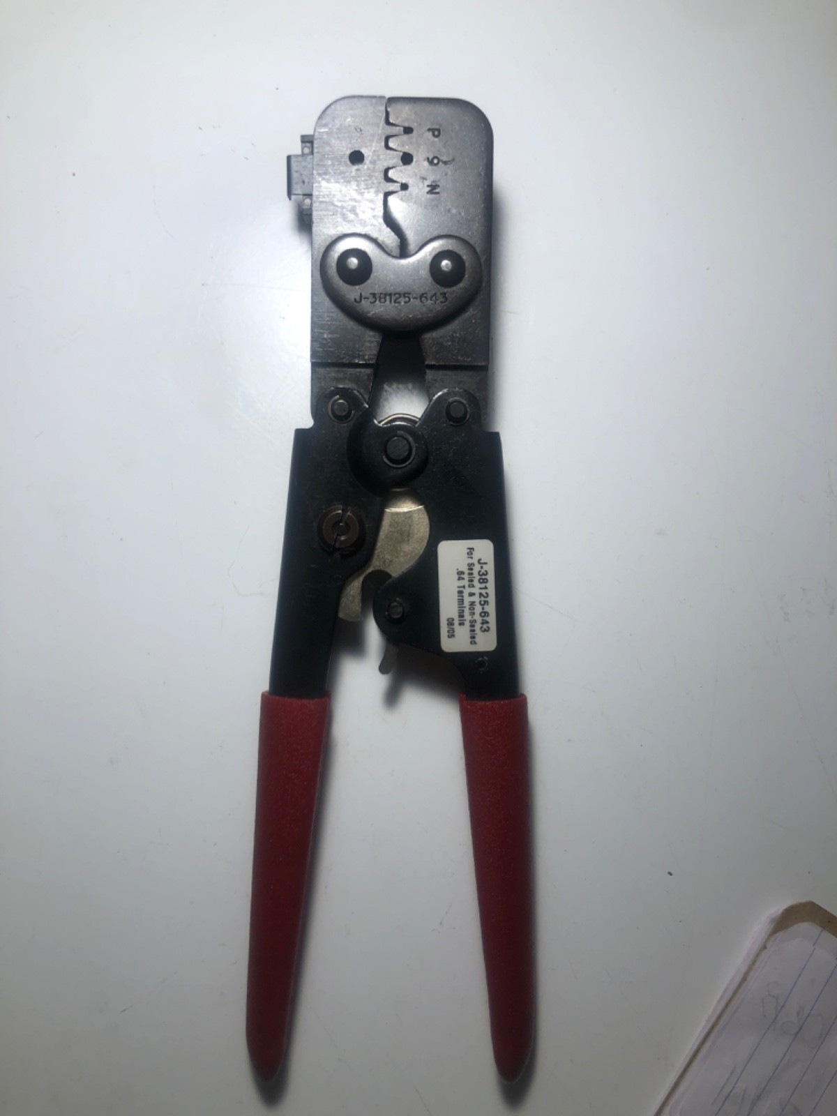 Kent Moore KM GM J-38125-643 Terminal Crimp Crimping Tool .64 Terminal 3705