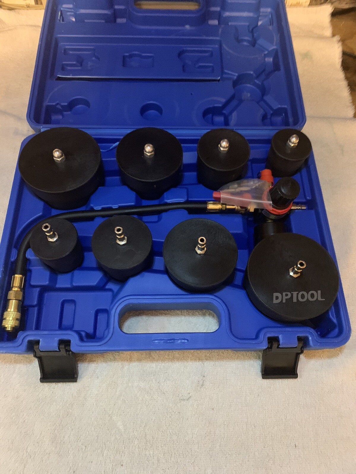 Turbo System Charger Air Pressure Leakage Tester Kit With 4 Pairs of Adapters