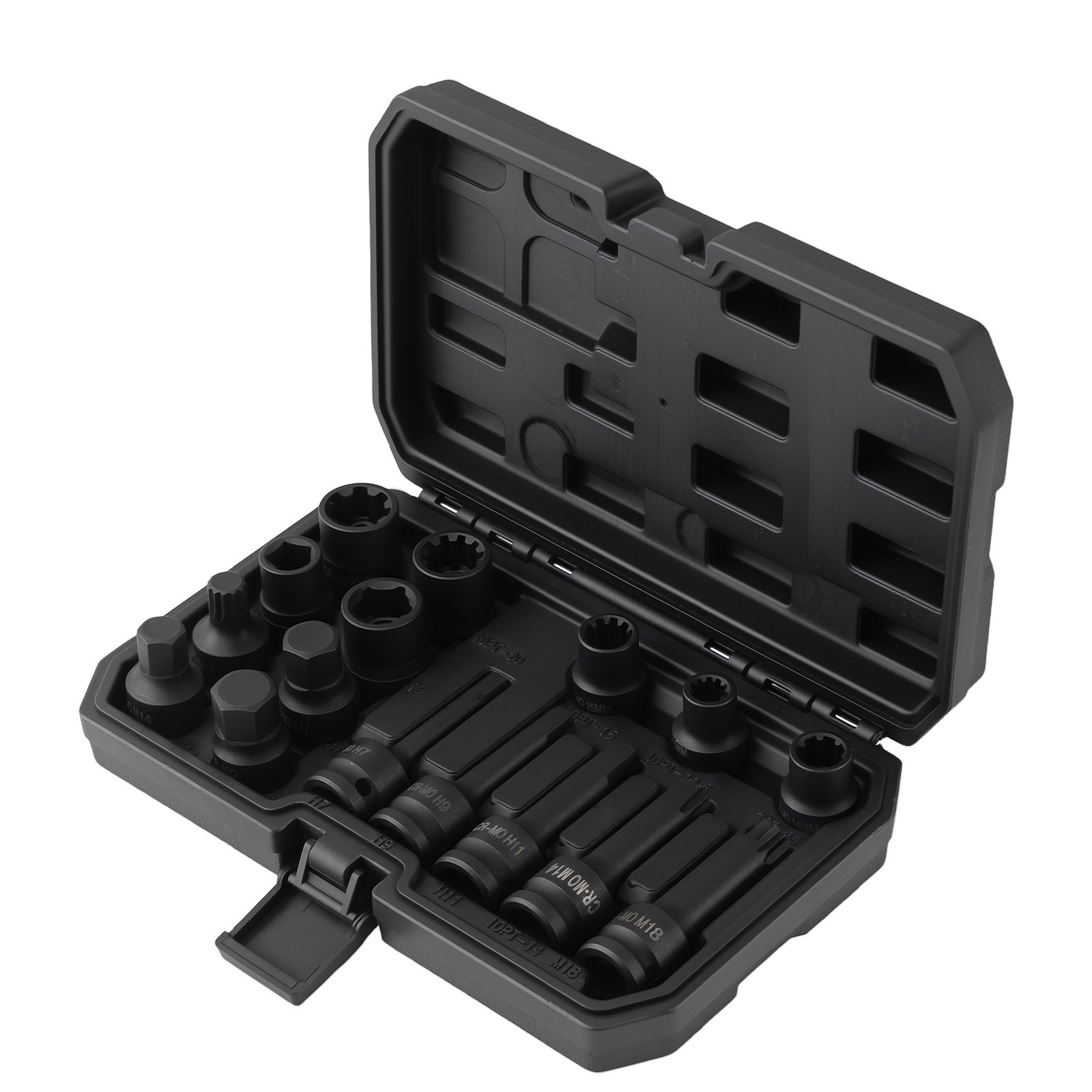 16pc Brake Caliper Special Socket Set 1/2″ Square Drive Socket Wrench Brake Tool