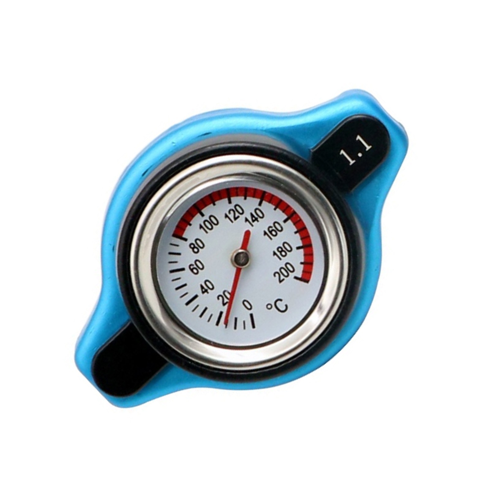 1* Car Thermostatic Gauge Radiator Cap 1.1 bar BIG Head Water Temp Meter