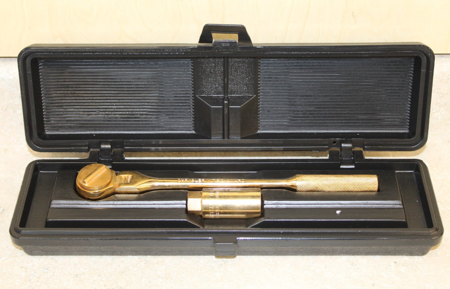 Miller C-3970 Gold Plated Torque Wrench Award *LOOK* FREE SHIPPING