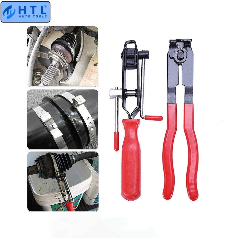 CV Joint Ear Clamp Banding Tool & Boot Crimp Pliers 2-Piece Kit 10mm Fuel