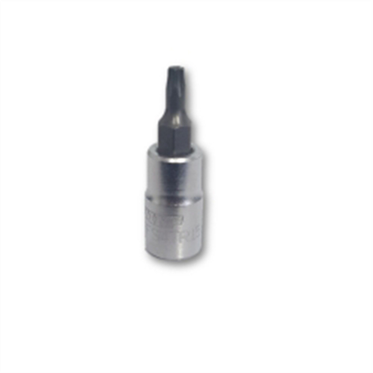 VIM Tools TR15 Tamper Proof TORX Gun Metal Gray Bit, Satin Chrome 1/4 Inch Squar