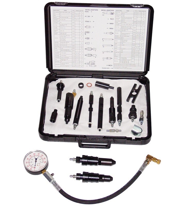 ATD Tools 5682 Heavy-Duty Global Diesel Compression Test Set w/ Case – NEW