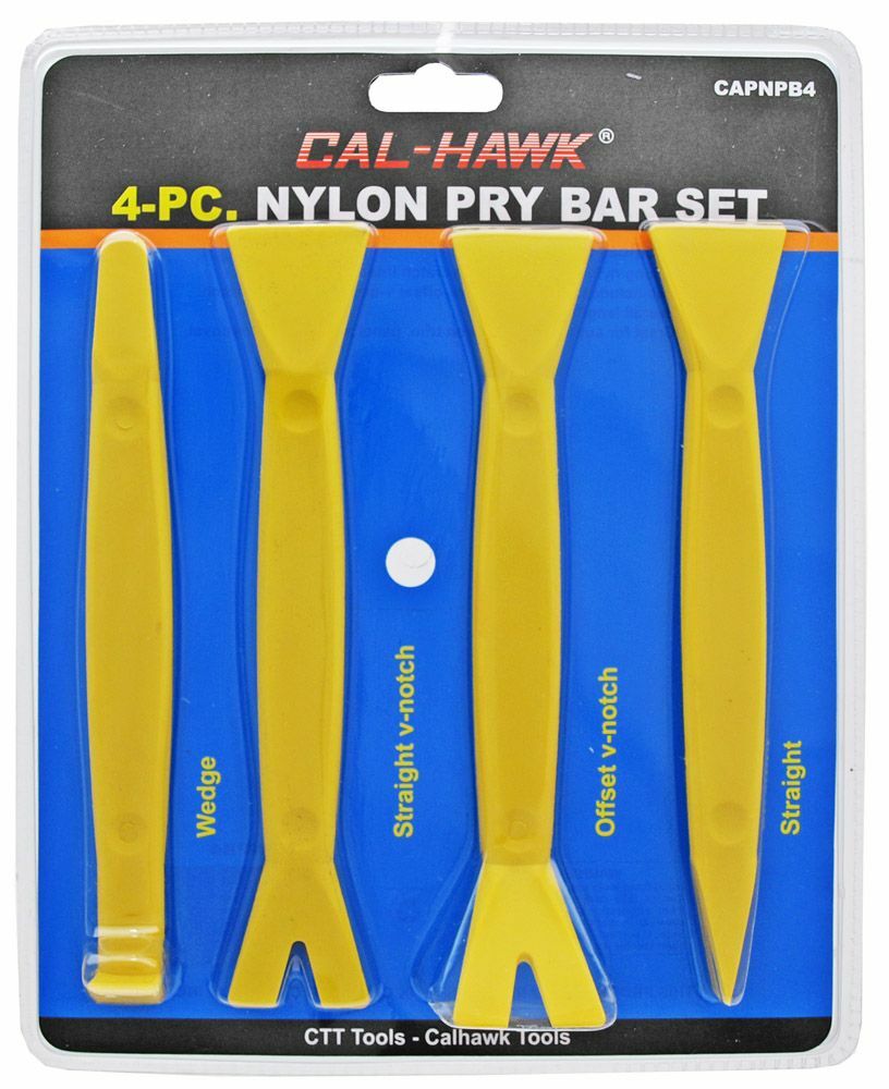 CTT 4-PC. Nylon Auto Car Trim Tool Set Remove Clip Dash Door Panel Clips CAPNPB4
