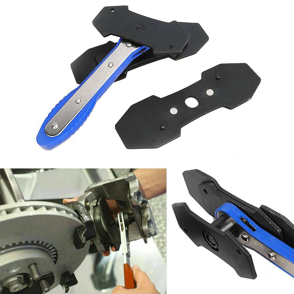 Car Ratchet Brake Piston Wrench Spreader Caliper Pad Install Tool Press Portable