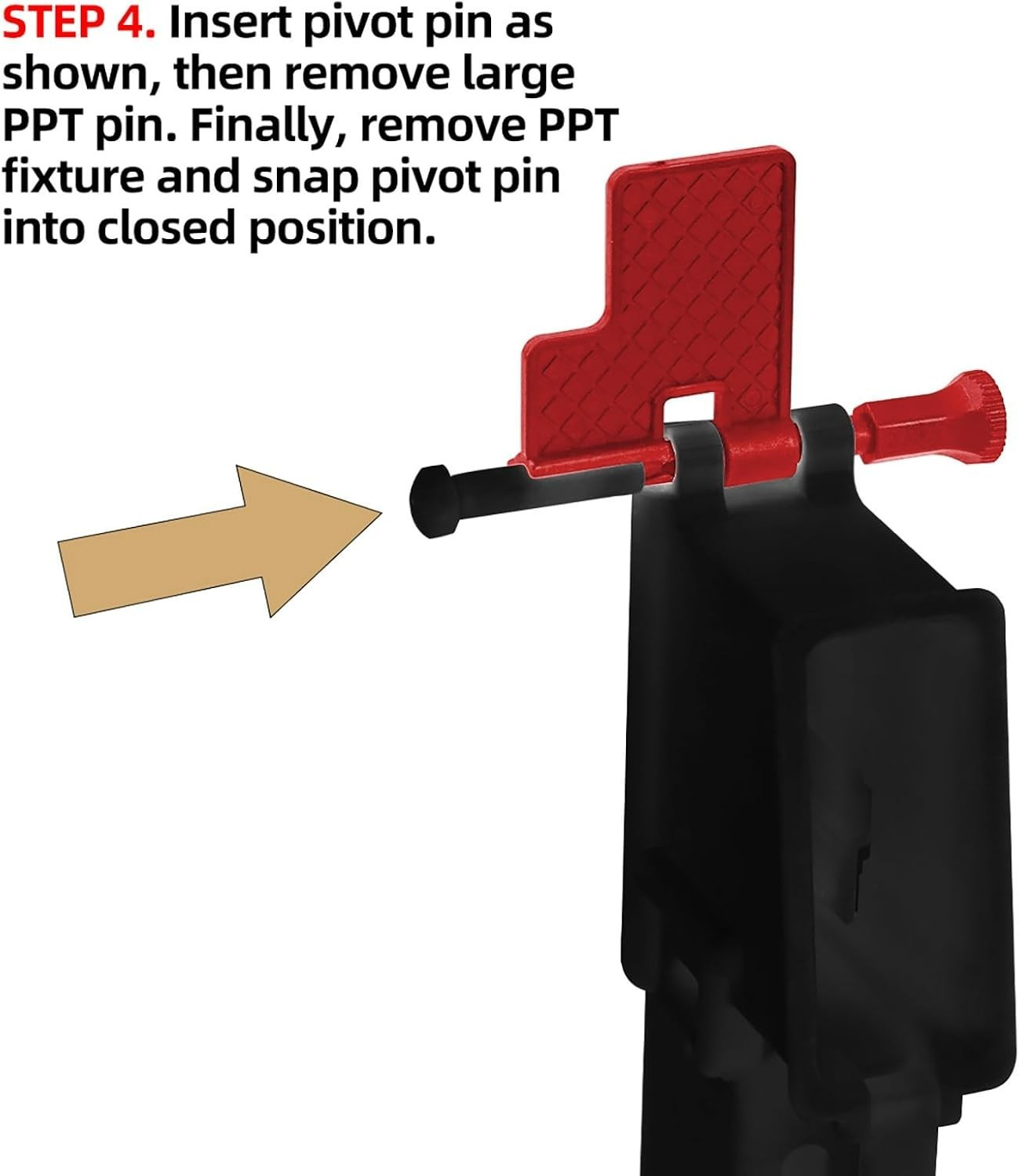 Hand-Powered Pivot Pin Tool – Compact & Sturdy for Effortless Installation