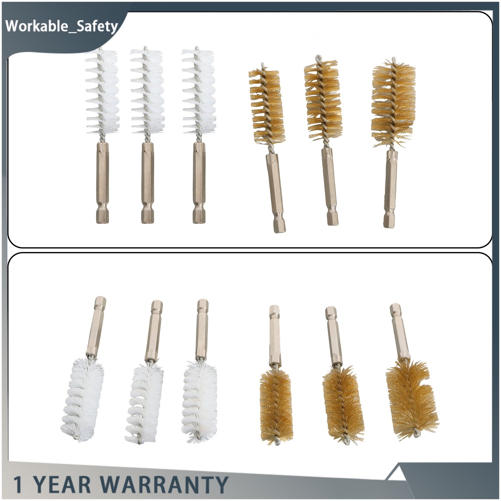 Cylinder Heads Cleaning Kit Diesel Injector Seat Cleaning Brush Tool 19Pcs/Set
