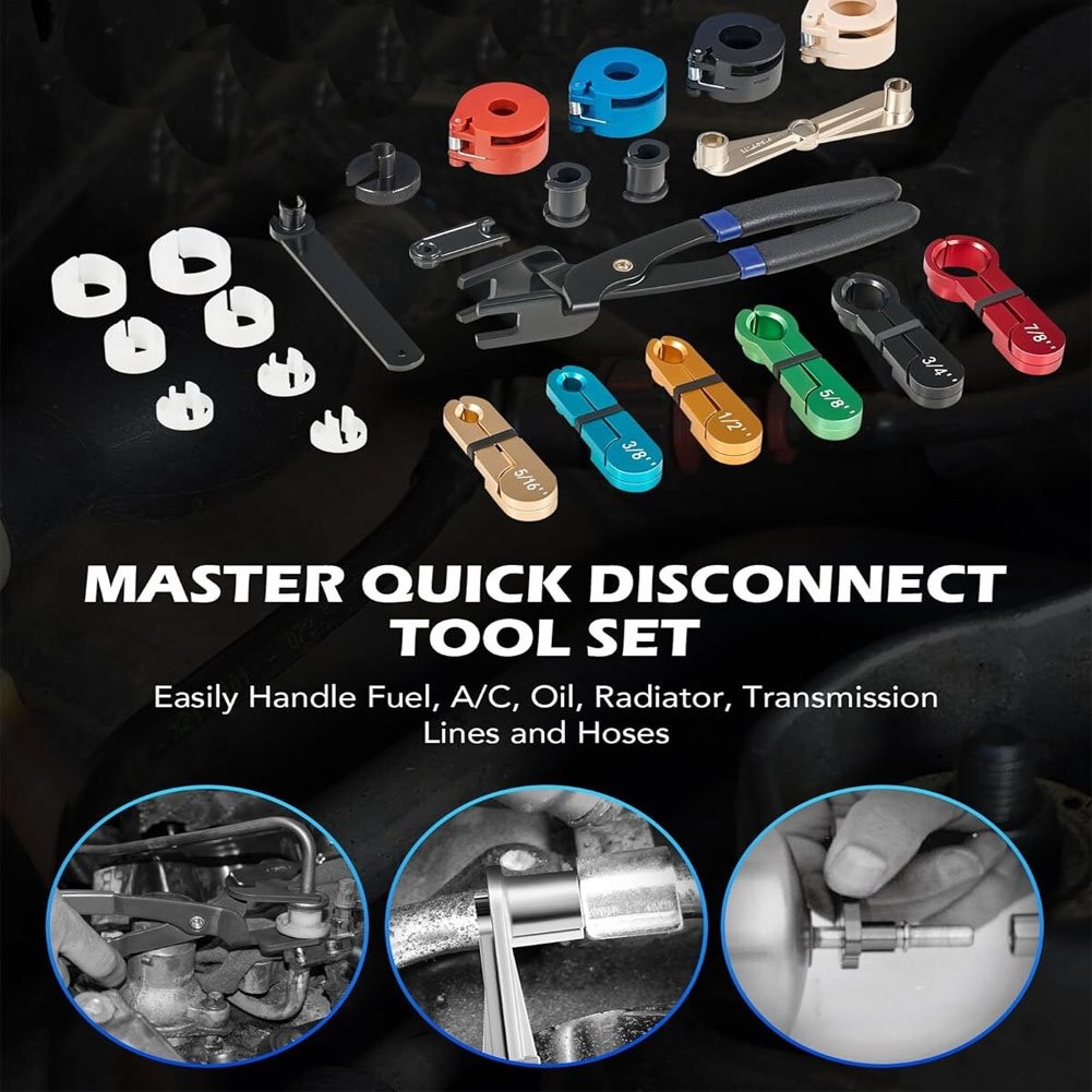 Master Quick Disconnect Tool Set, 22pcs Premium Fuel Line Disconnect Tool Set