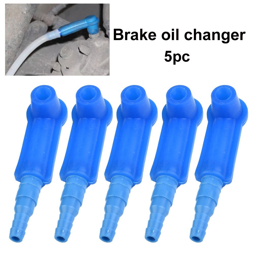 5Pcs Auto Car Brake Fluid Replacement Tool Pump Oil Bleeder Change Air Kit