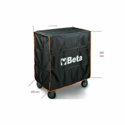 Beta Tools C24S Tool Box Cover Genuine Item Black with Orange Trim Kart Parts UK