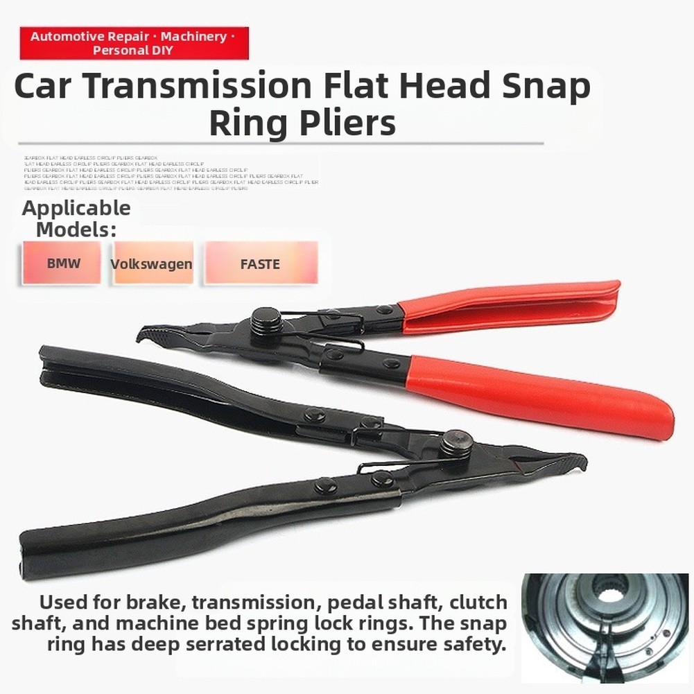 Flat Head Circlip Pliers External Snap Ring Pliers For Transmission Use