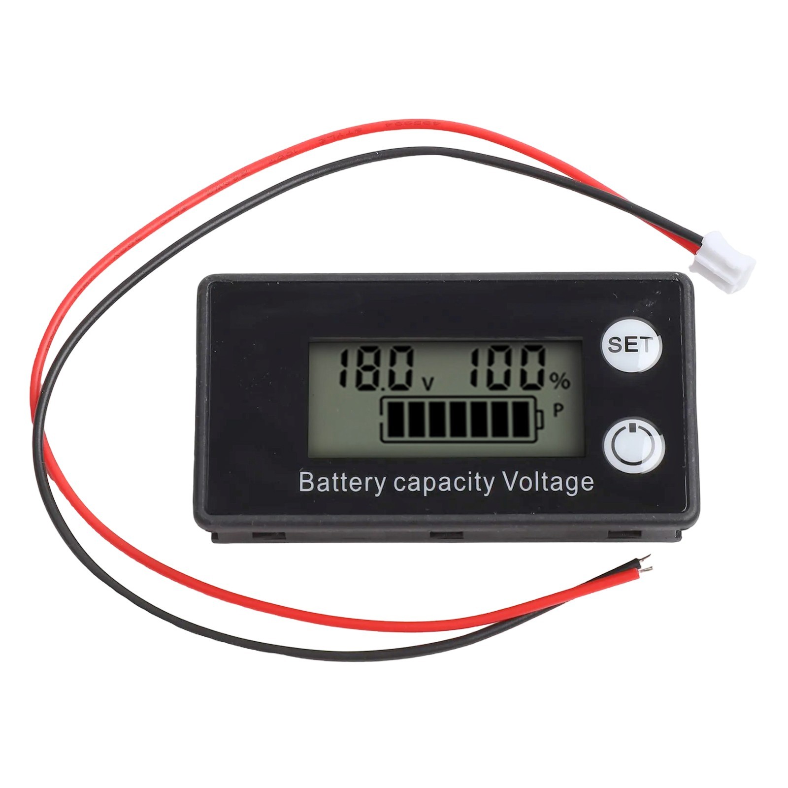Battery Voltage Indicator Meter for 12V 24V 36V Iron Phosphate