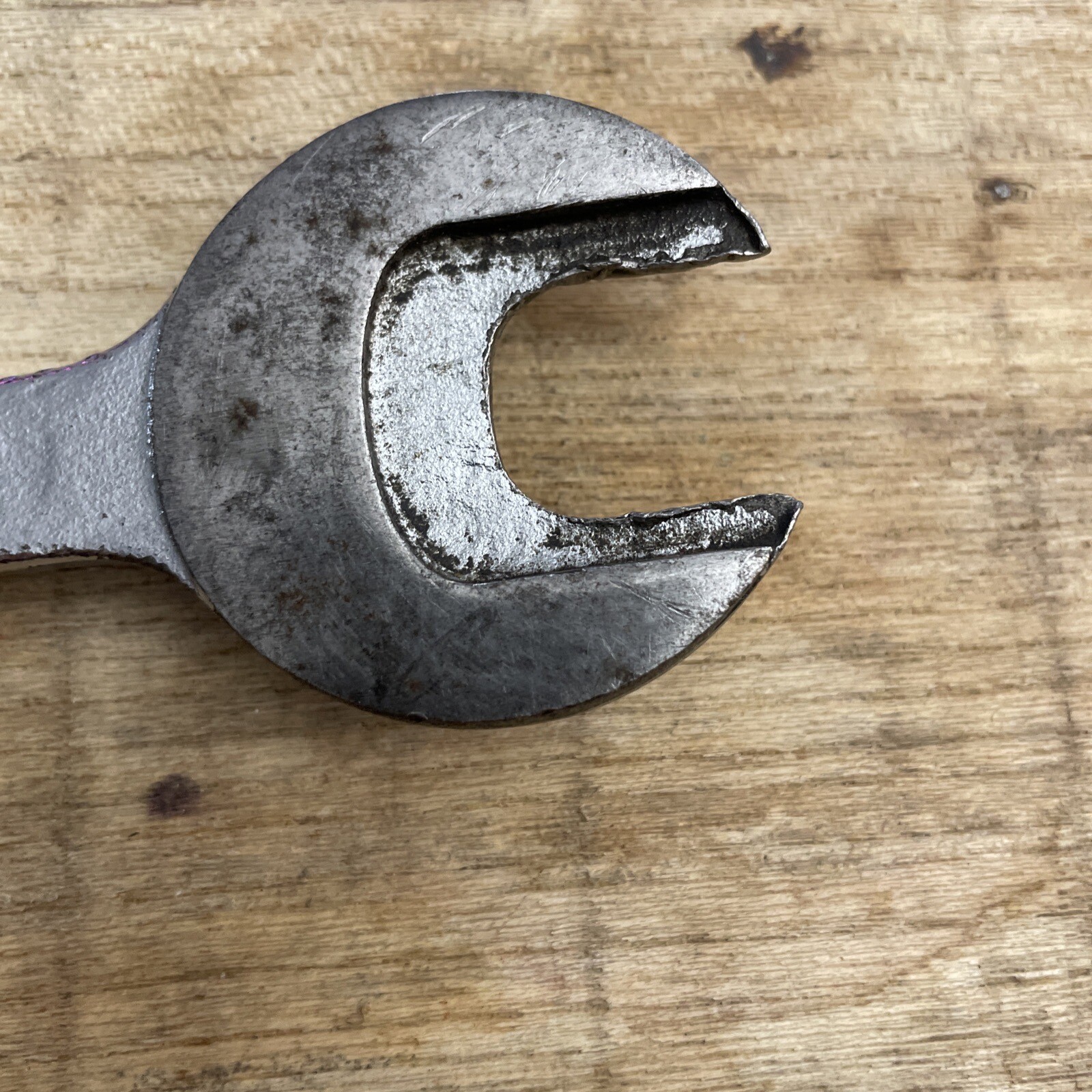 Vintage VAR Vanadium 17x 18 MM Offset Cone Wrench / Bicycle Tool Made in France