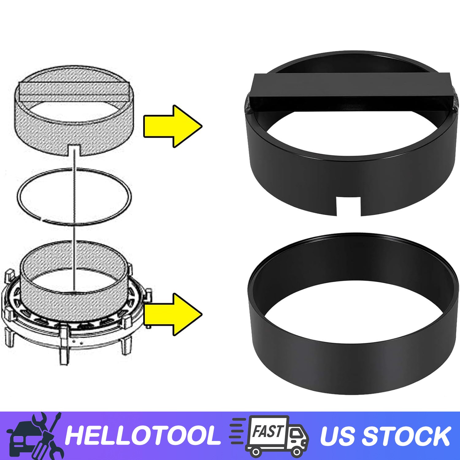 Clutch Piston Spring Compressor DT-47799 for Buick Verano,Malibu,GMC Terrain etc