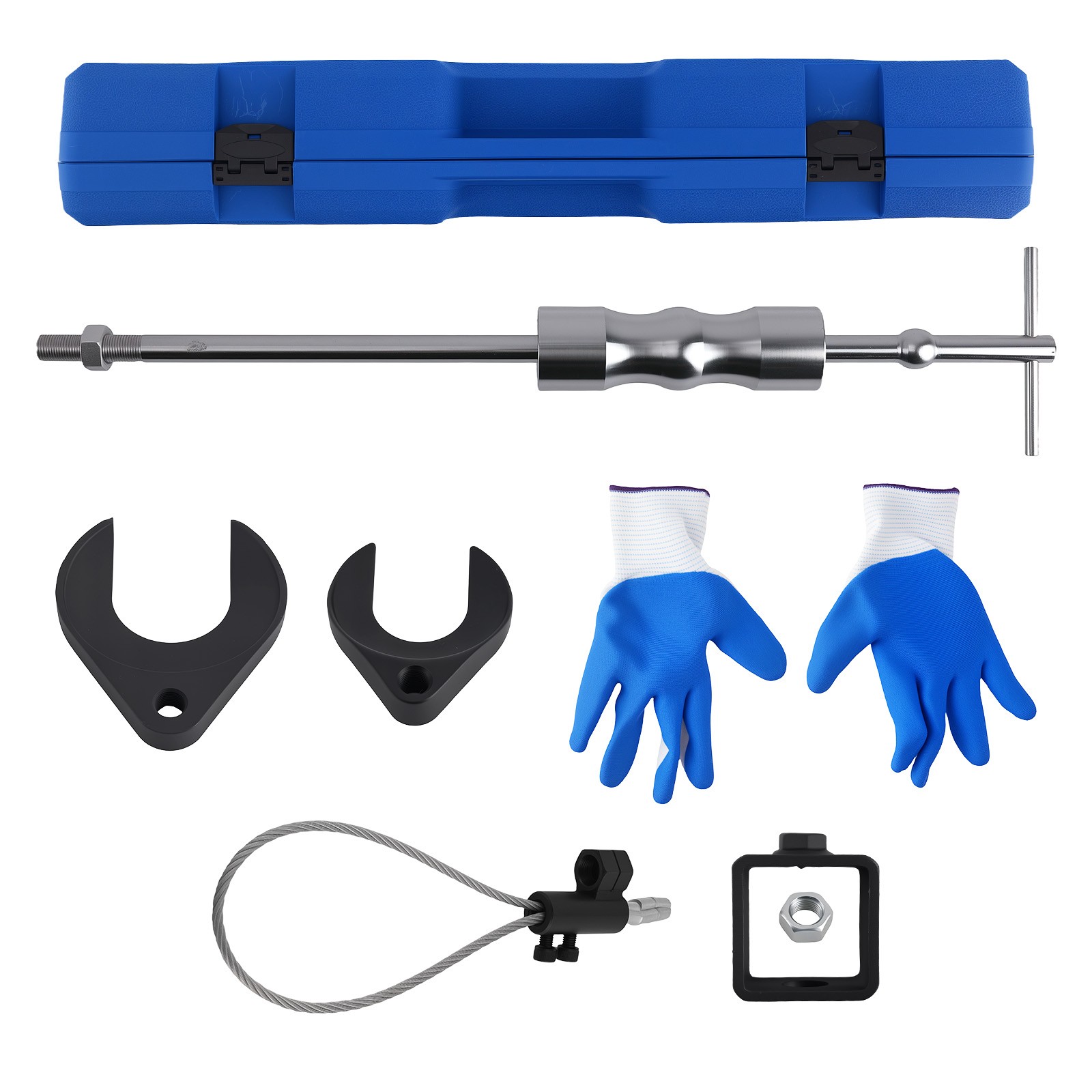 CV Joint Puller Slide Hammer CV Axle Half Shaft Removal Tool Kit w Adapters