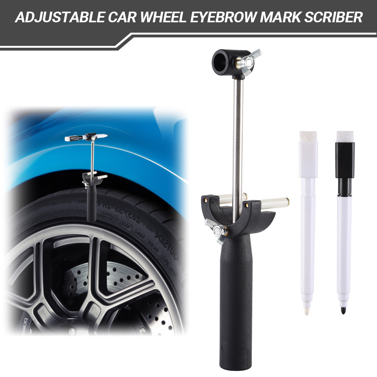 Car Automobile Dent Repair Wheel Arch Car Body Line Marking-Tools Adjustable Kit