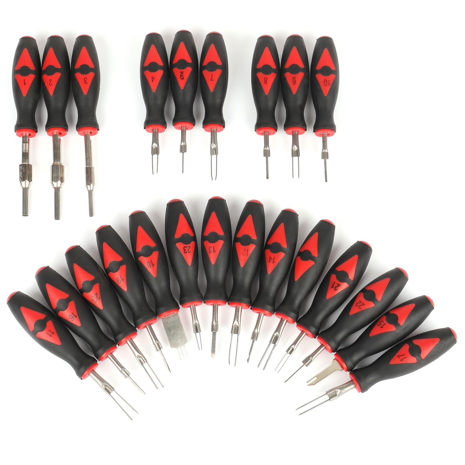 23pcs Universal Terminal Connector Release Tool Kit Extractor Removal Tool Set