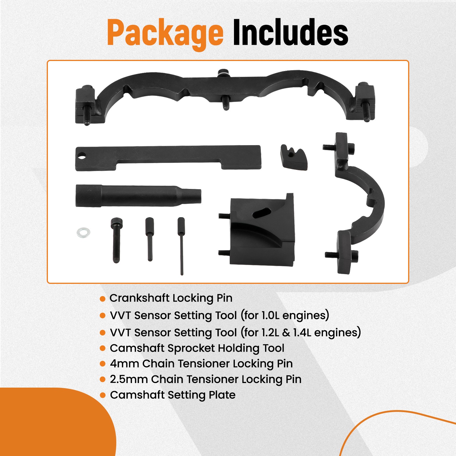 Turbo Engine Timing Tool Kit for Chevrolet for Opel Vauxhall Orlando 1.2L 1.4L