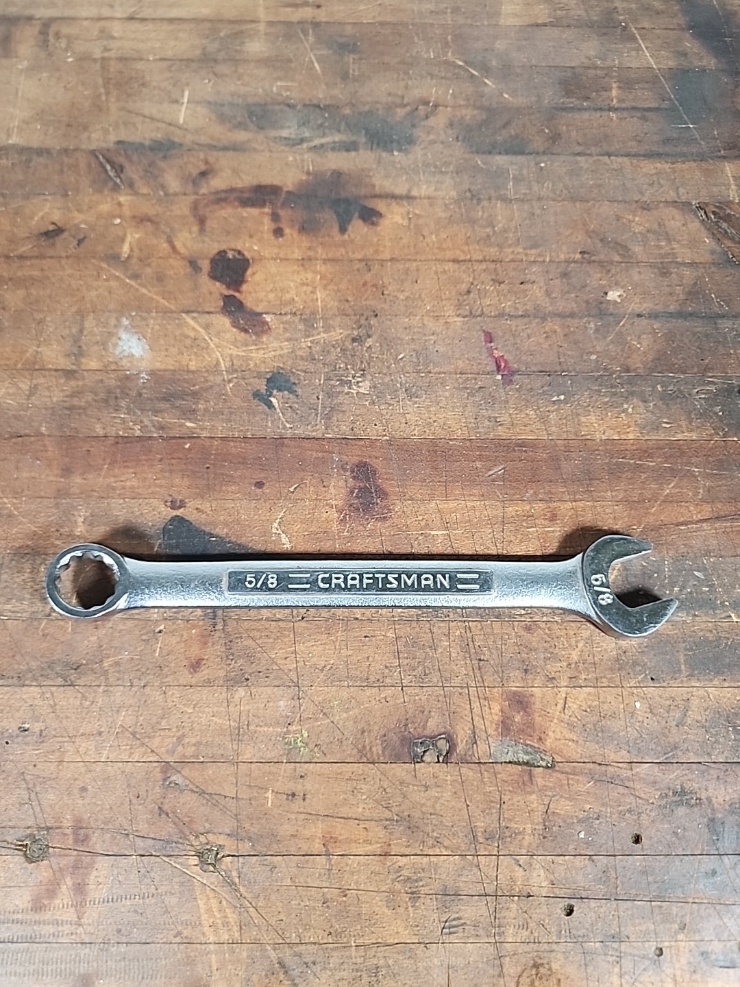 Craftsman 5/8” 6 Point Combination Wrench VA 44697 Made In USA
