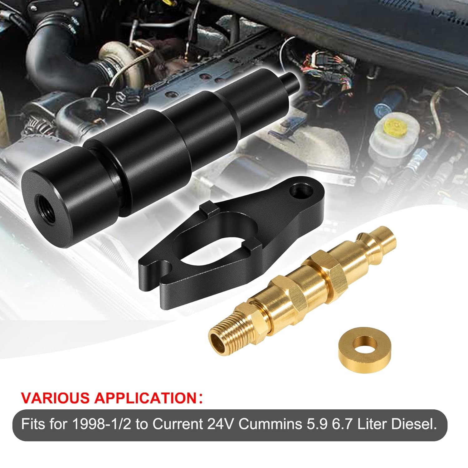 9007A 9007 Compression Test Adapter for Cummins 1998-1/2 to Current 5.9 6.7 24V