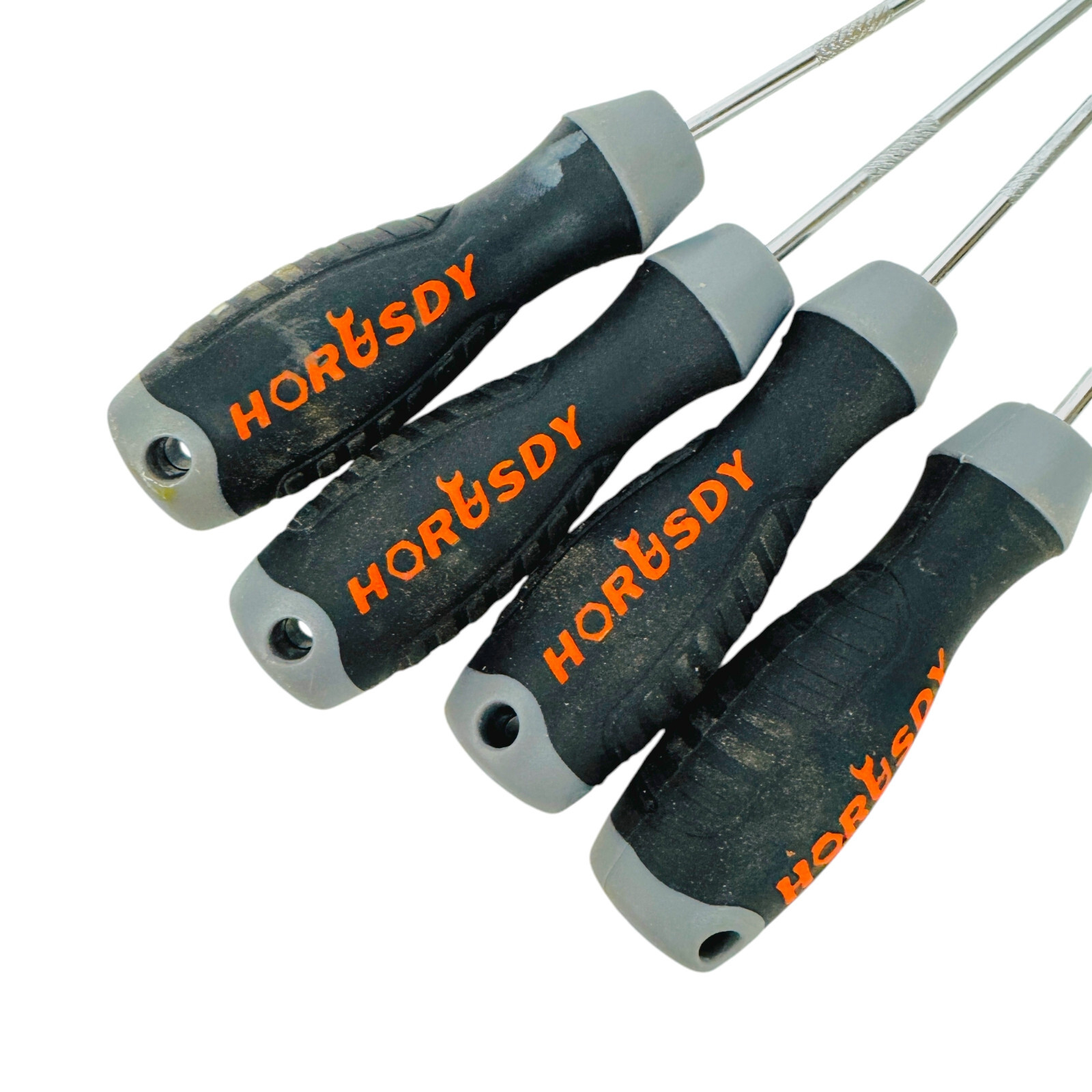 Horusdy Precision Pick and Hook Set Carbon Steel with Pouch Ergonomic Grip 4 Pcs