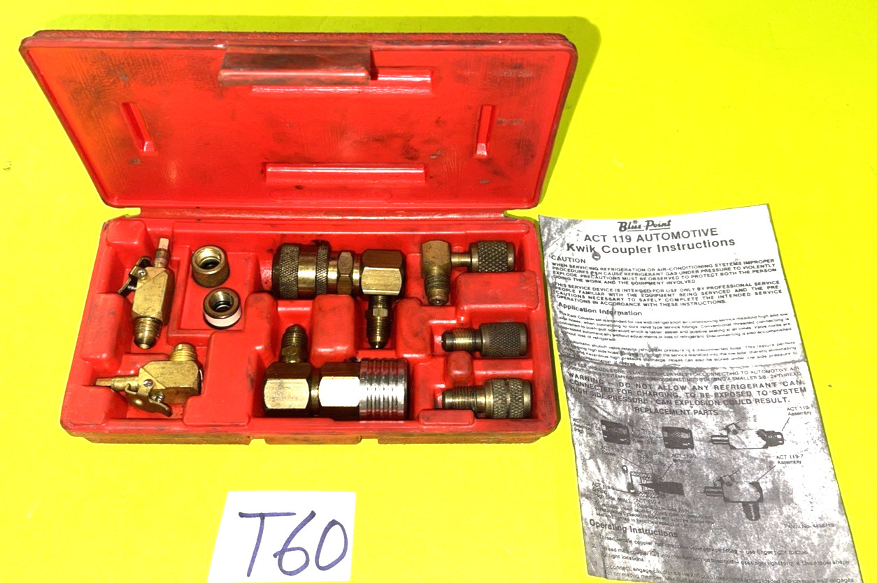BLUE-POINT TOOLS AIR CONDITIONING ADAPTOR SET ACT119