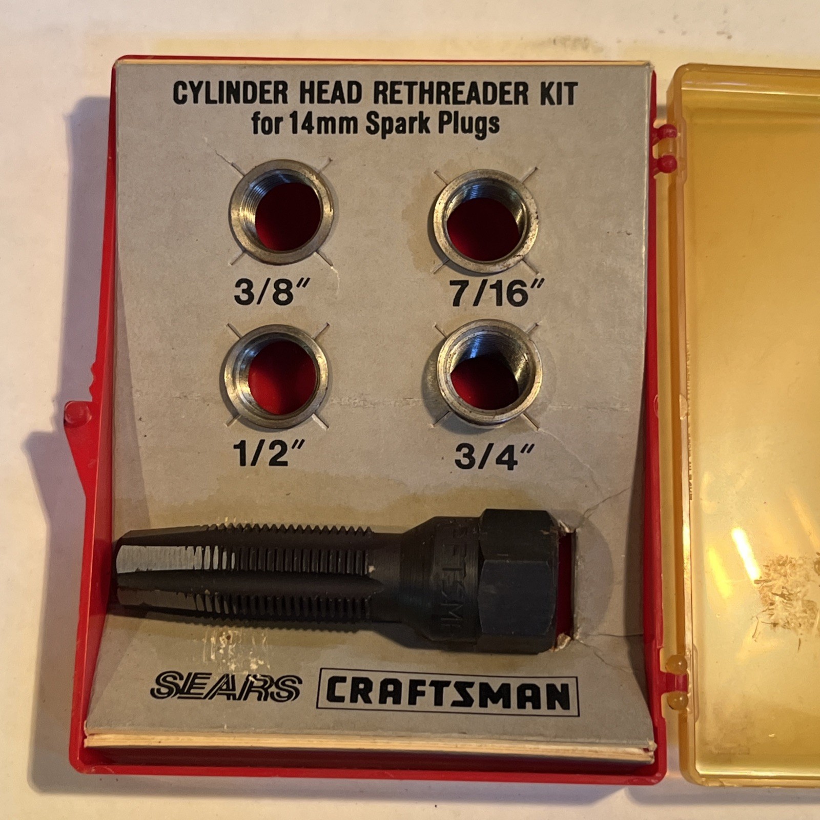 Craftsman Cylinder Head Rethreader Kit 42006-E Used