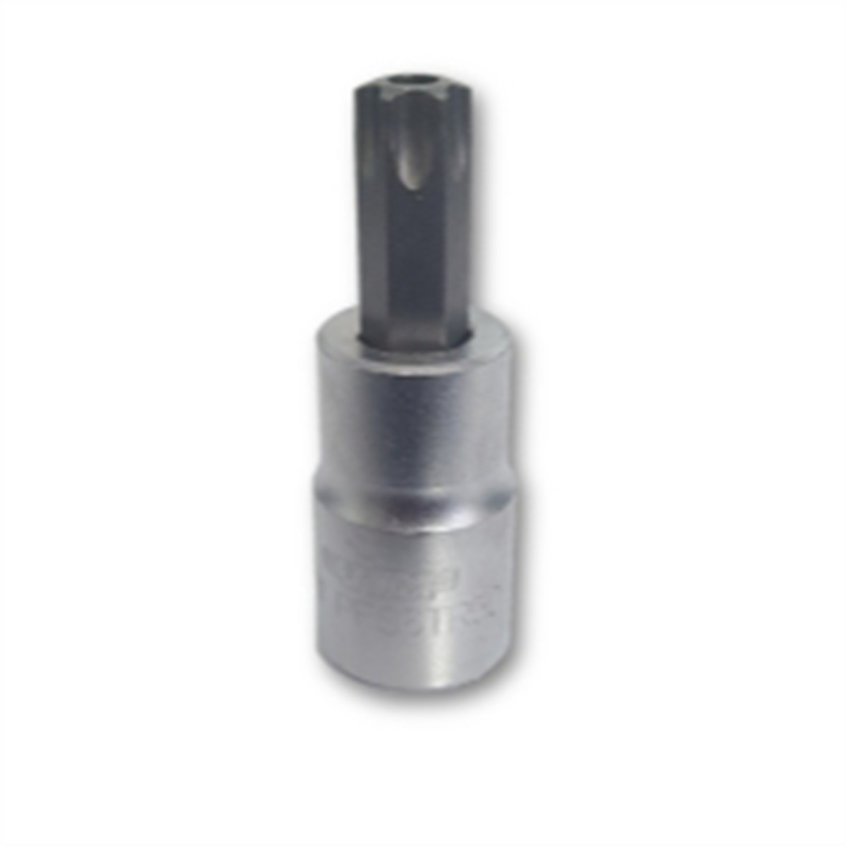 VIM Tools TR50 Tamper Proof TORX Gun Metal Gray Bit, Satin Chrome 3/8 Inch Squar
