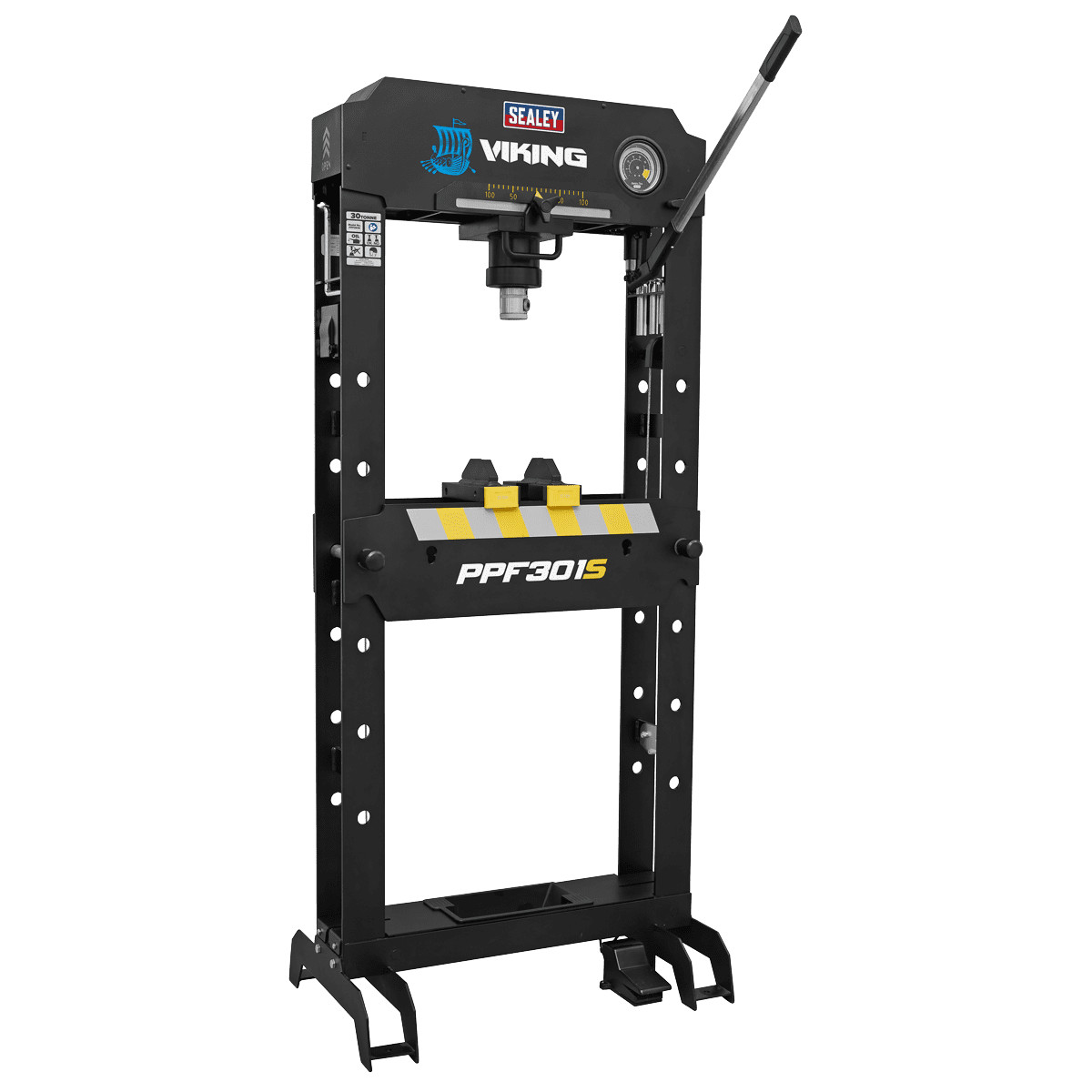 Sealey PPF301S Air/Hydraulic Press 30tonne Floor Type with Sliding Ram
