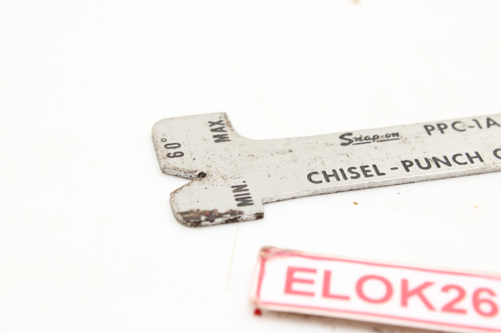 Snap-on PPC1A 2-5/8″ Chisel & Punch Gauge Gage 60 Degree USA