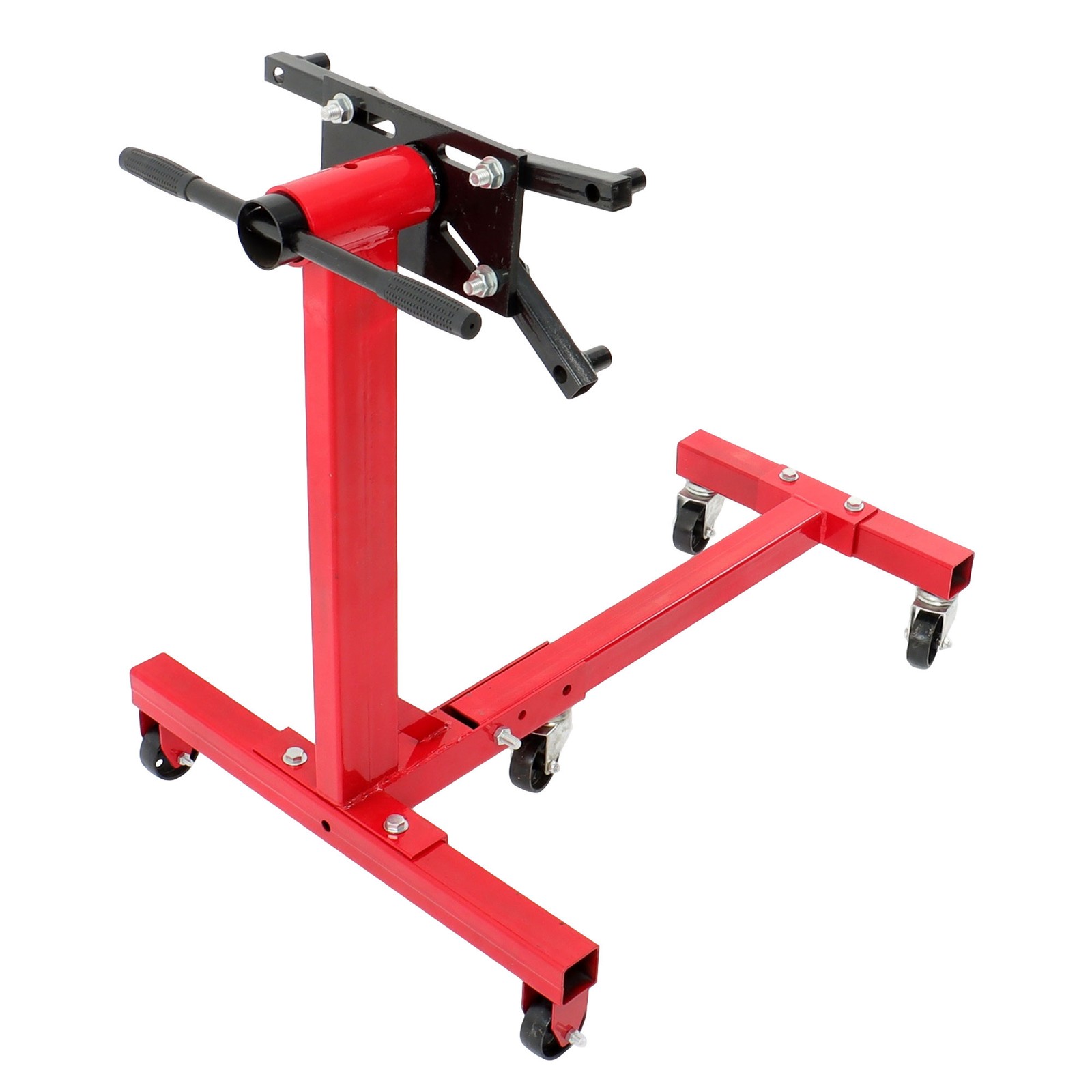 Labwork 1500Lbs Engine Stand Folding Motor Hoist Dolly Mover Auto Repair Jack