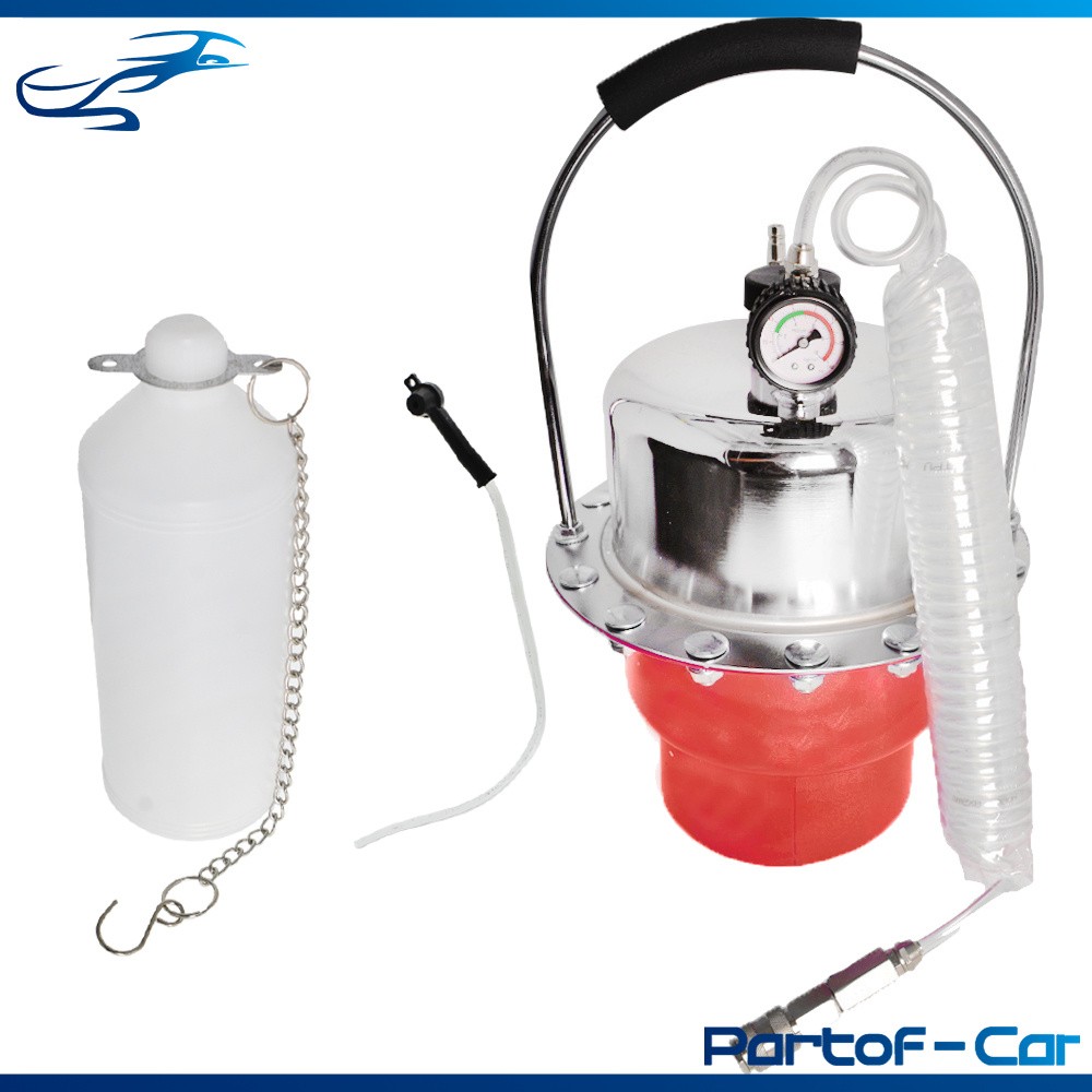 New Portable Pneumatic Air Pressure Kit Brake & Clutch Bleeder Valve System Kit