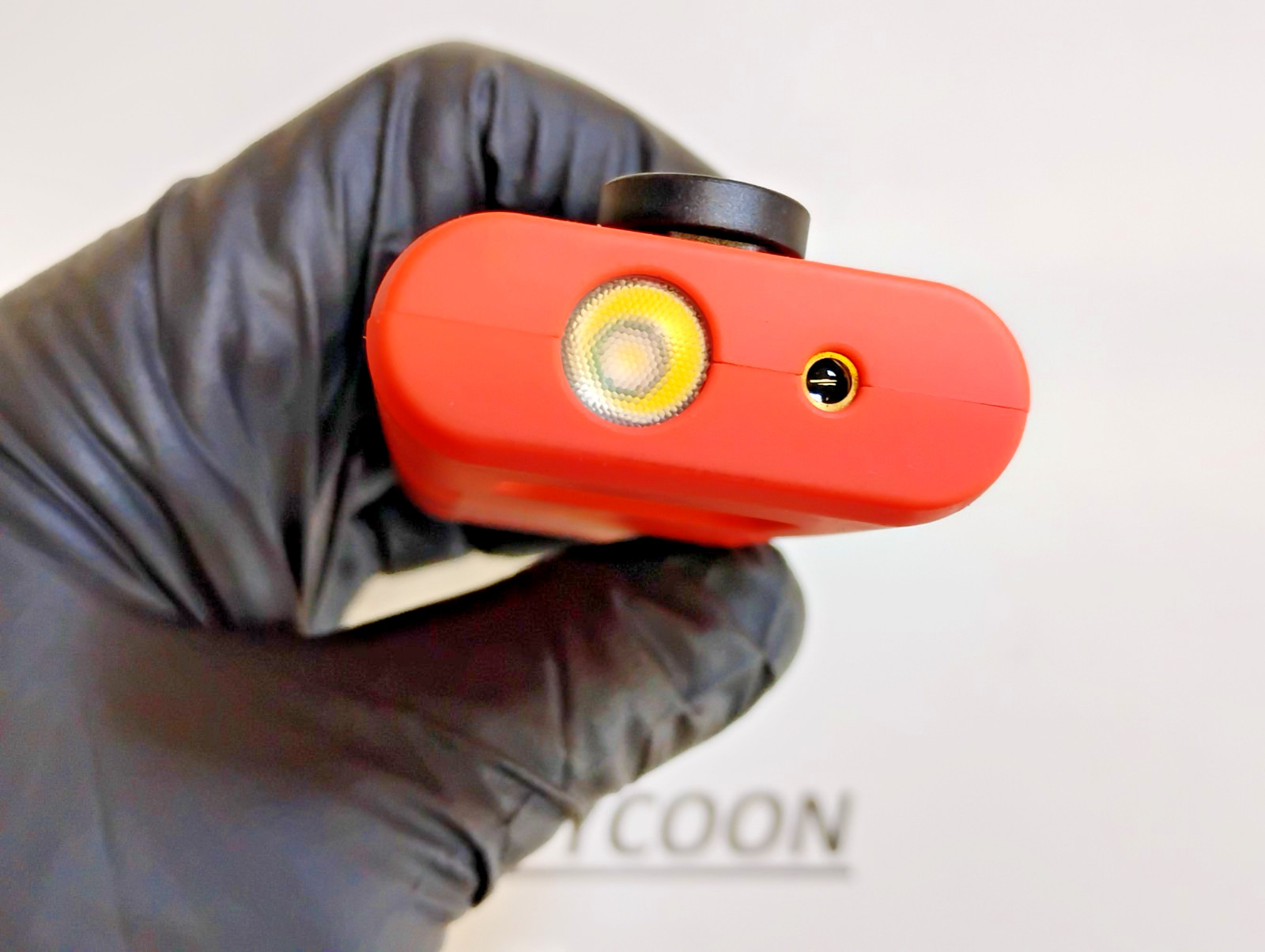 Snap-On Tools ECSPB023O NEW LASER Pointer W/LIGHT ORANGE/BLACK POCKET LIGHT