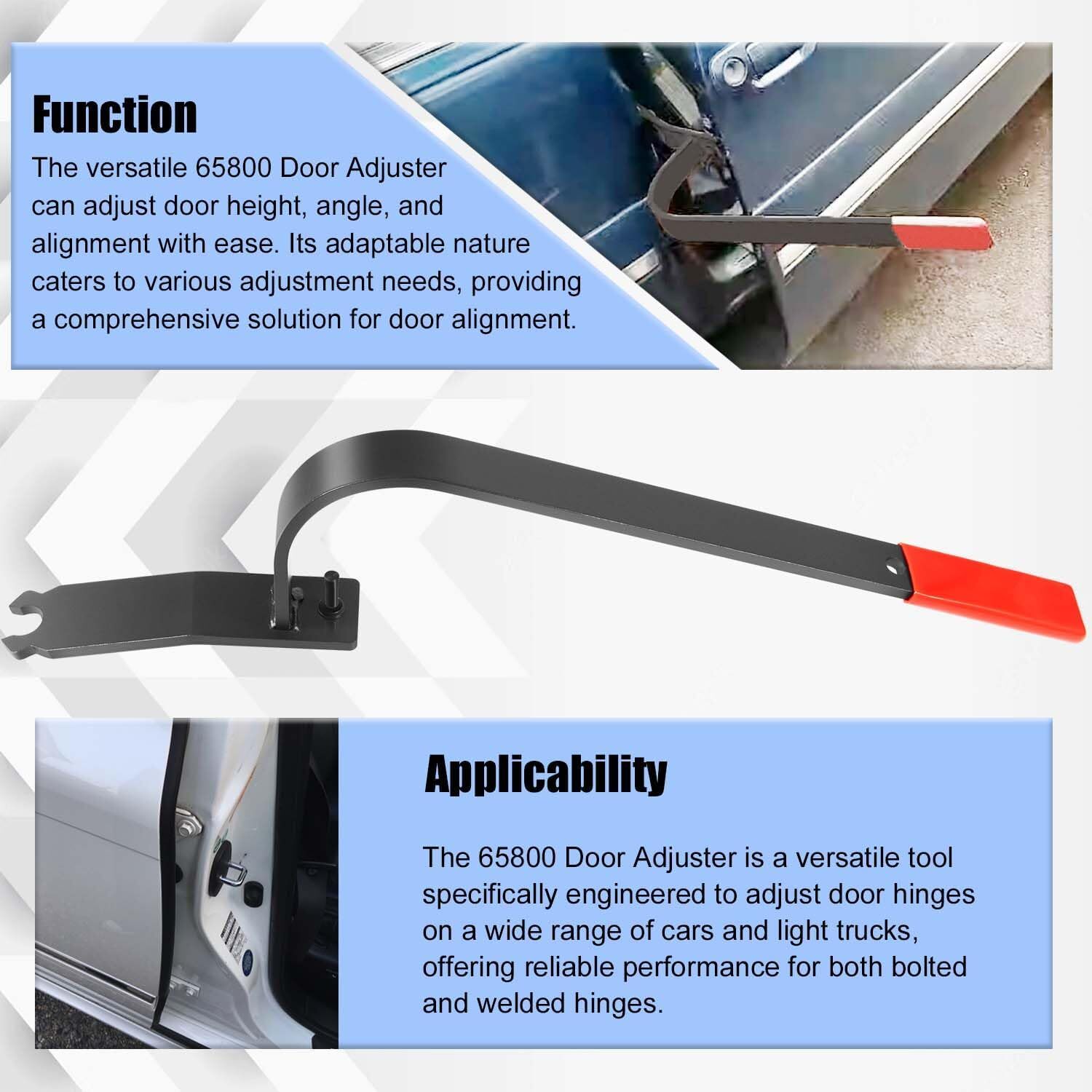 Door Alignment Tool 65800 Door Adjuster for Most Cars Both Bolted Welded Hinges