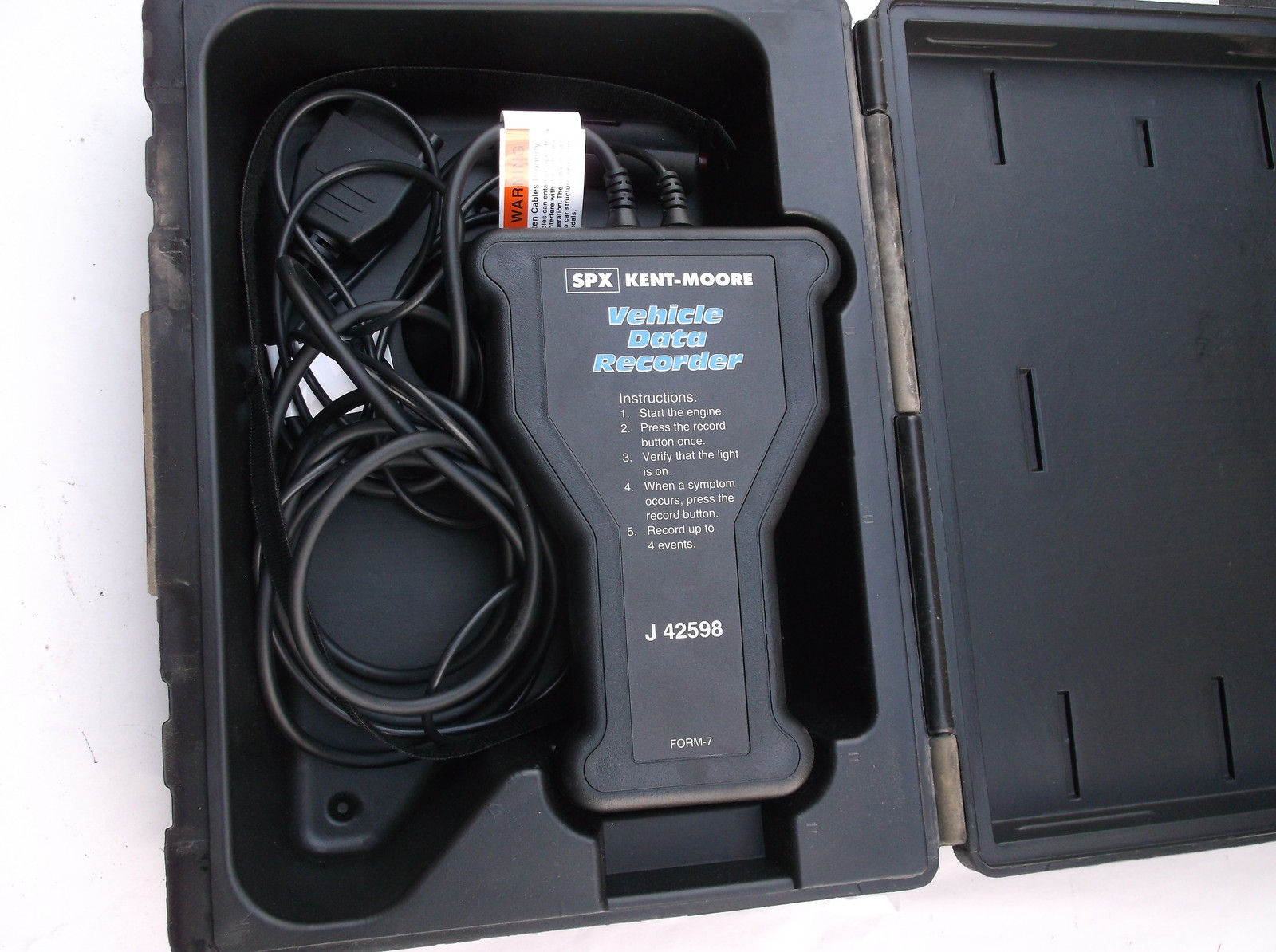 KENT MOORE TOOL J-42598 UNIVERSAL VEHICLE DATA RECORDER