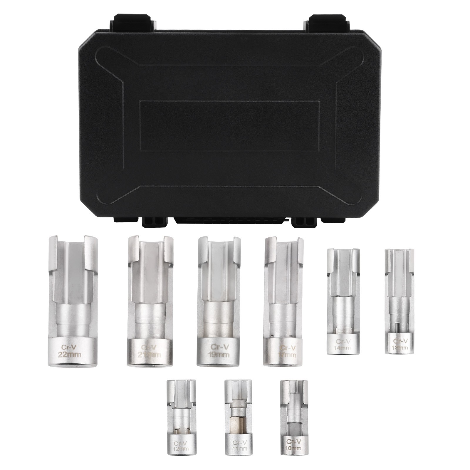 Diesel Injector Fuel Line Socket Wrench Set 17mm 19mm 21mm 22mm 3/8″ sockets