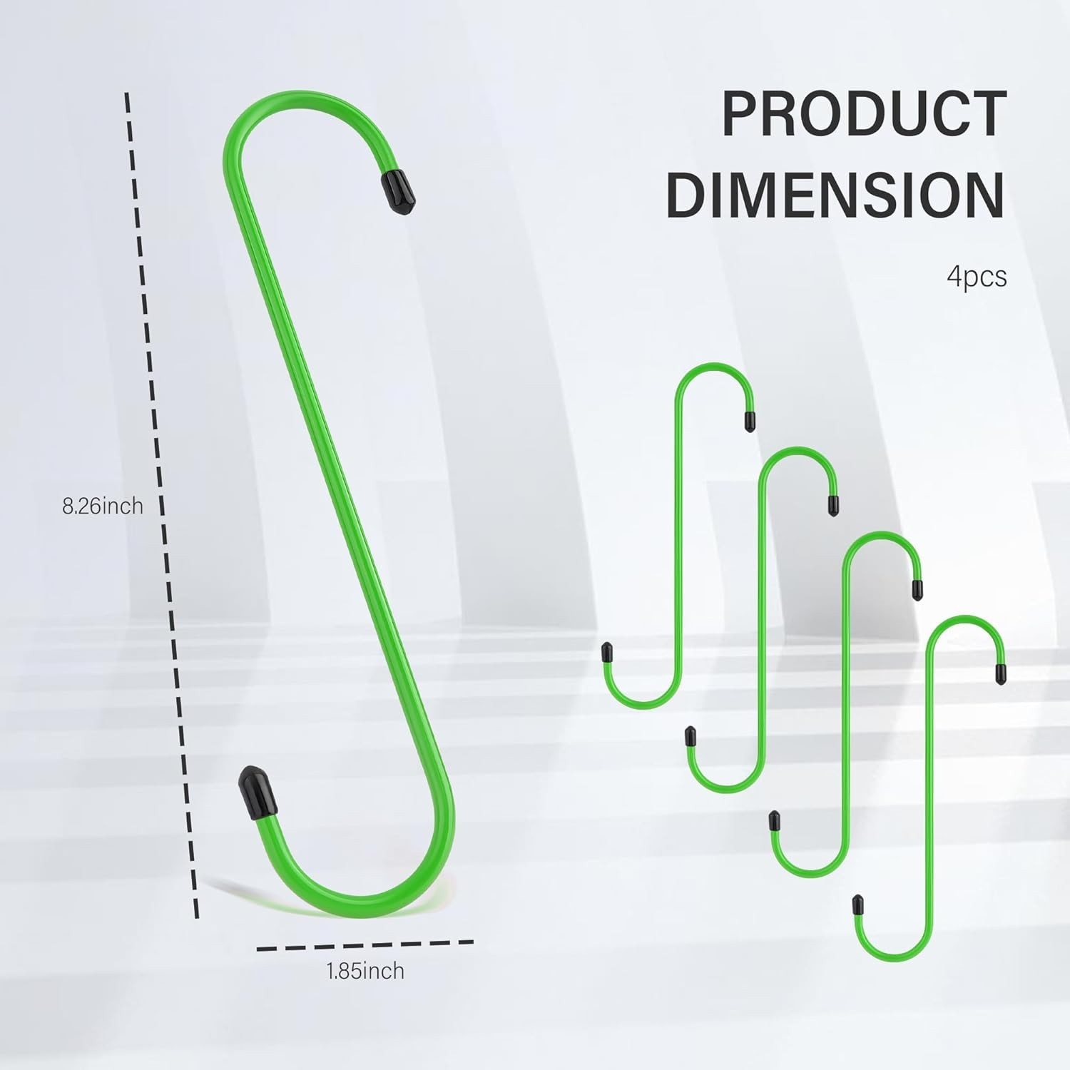 2PC Brake Caliper Hanger Hooks – Green Heavy-Duty Automotive Suspension Tool Kit
