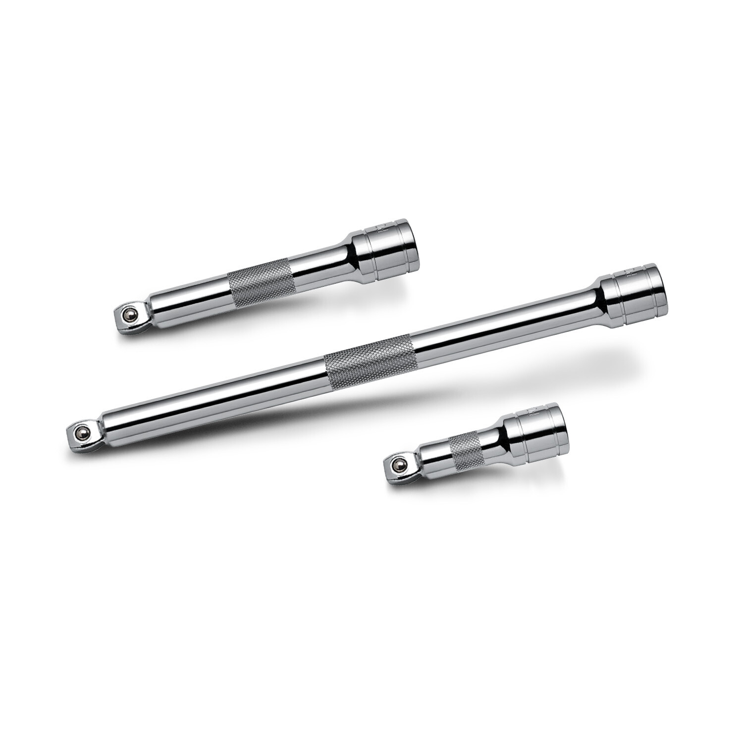 Powerbuilt 3 Piece 1/2 Inch Drive Socket Extension Bar Set – Wobble Tip – 640856