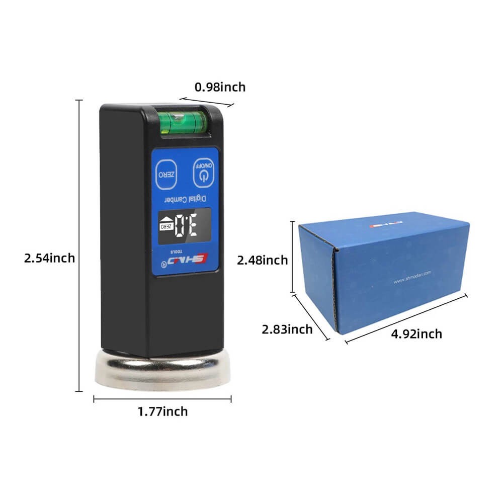 Magnetic Wheel Alignment Gauge LCD Adjustable Wheel Alignment for Cars