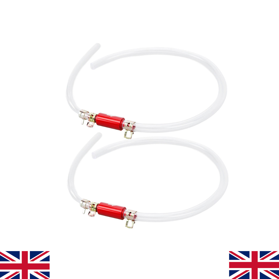 1Pair Brake Bleeder Hose 6MM Long Lasting One-Way Check Valve