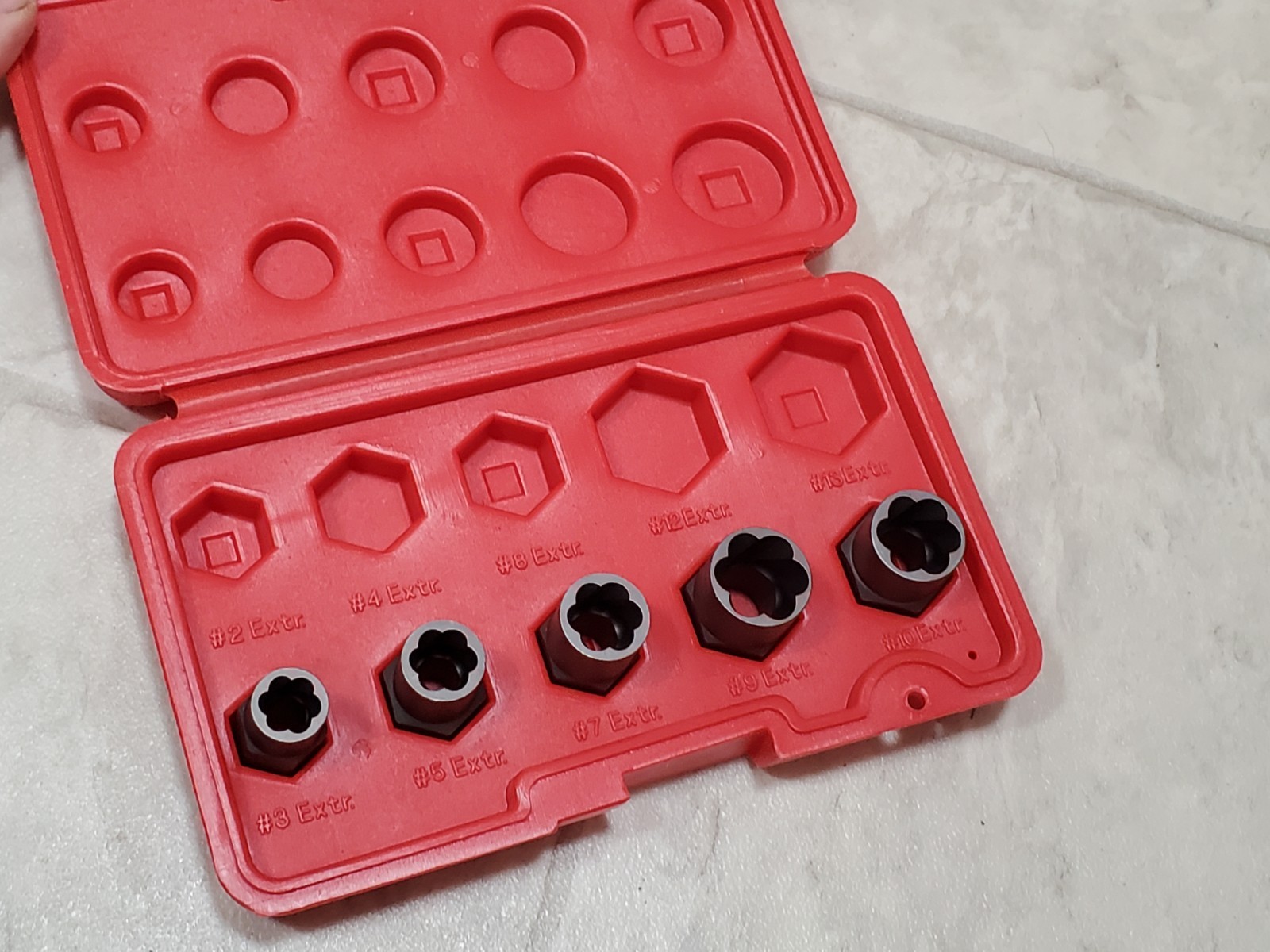 Craftsman 52160 Bolt-Out Damaged Bolt/Nut Remover Extractor Set Hardcase + 5 Bit