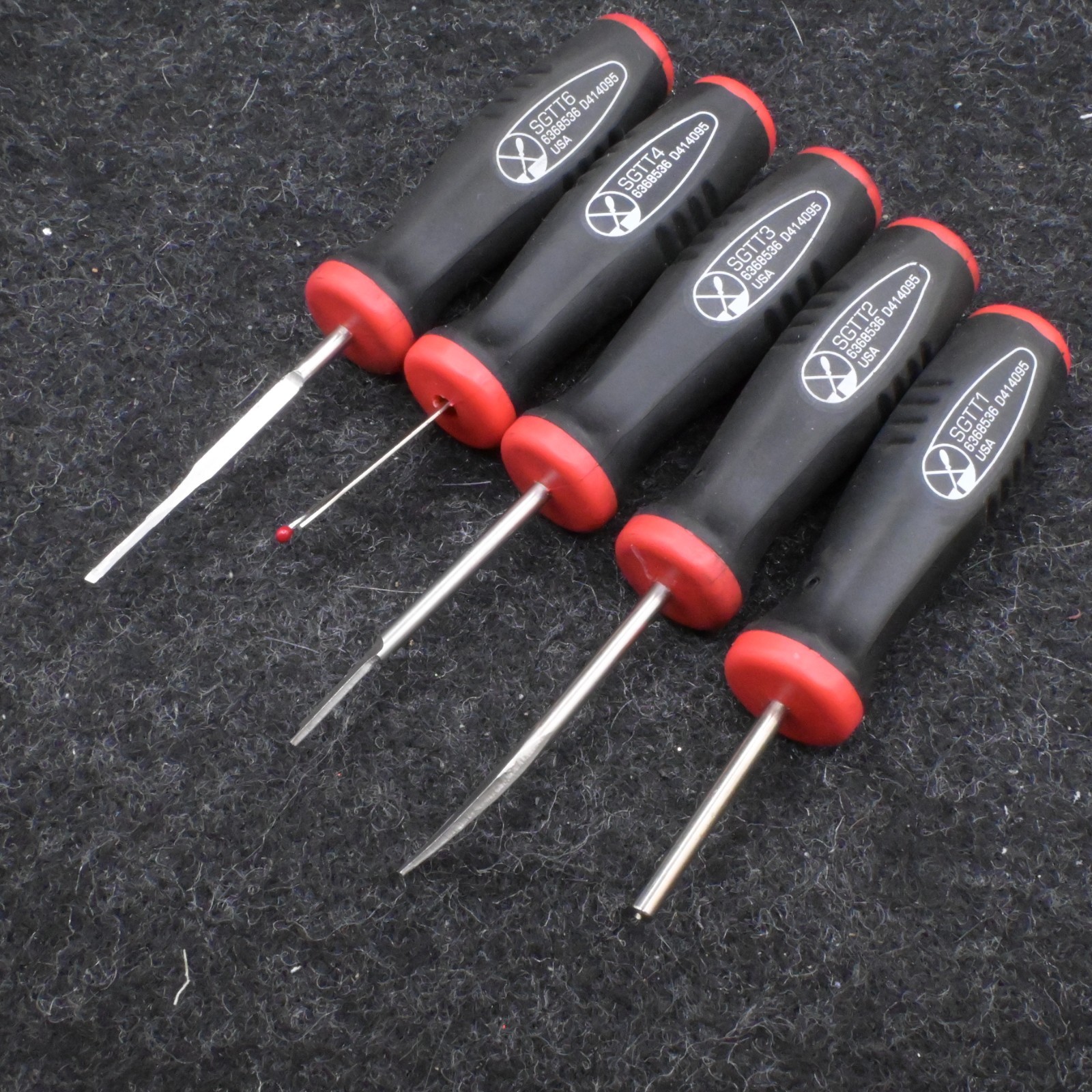 Snap-on SGTT106A 5 Piece Terminal Tool Kit Harness Sheathing Ripper MISSING 1