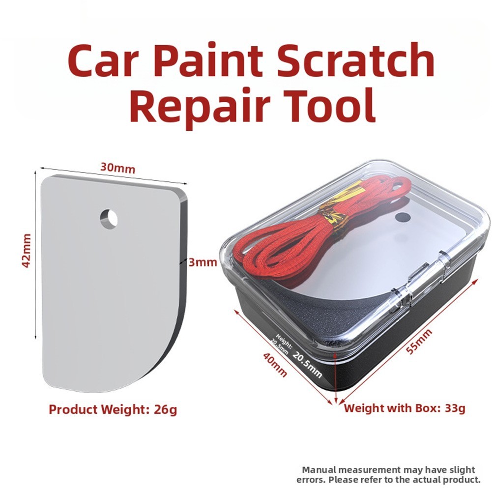 Steel Paint Scraper for Automotive Scratch Repair and Routine Car Care