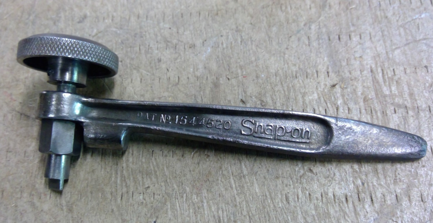 Vintage Snap-On Valve Clearance Adjusting Tool Early Pat. No. 1544520