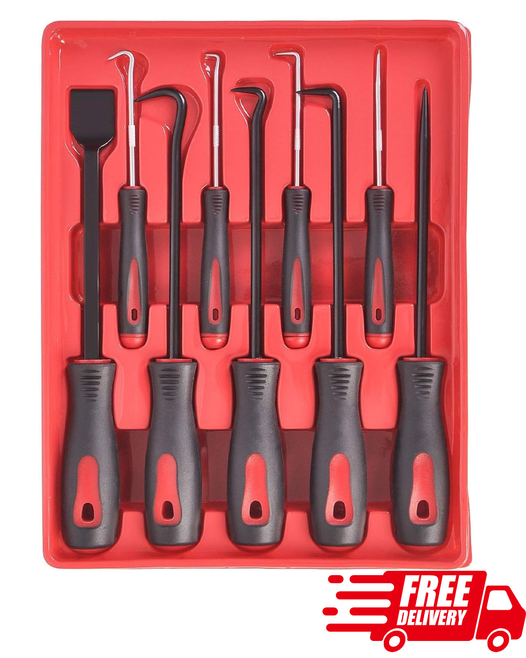 9Pcs Hook Pick and Scraper Tool Set Automotive O Ring Seal Gasket Removal Kit