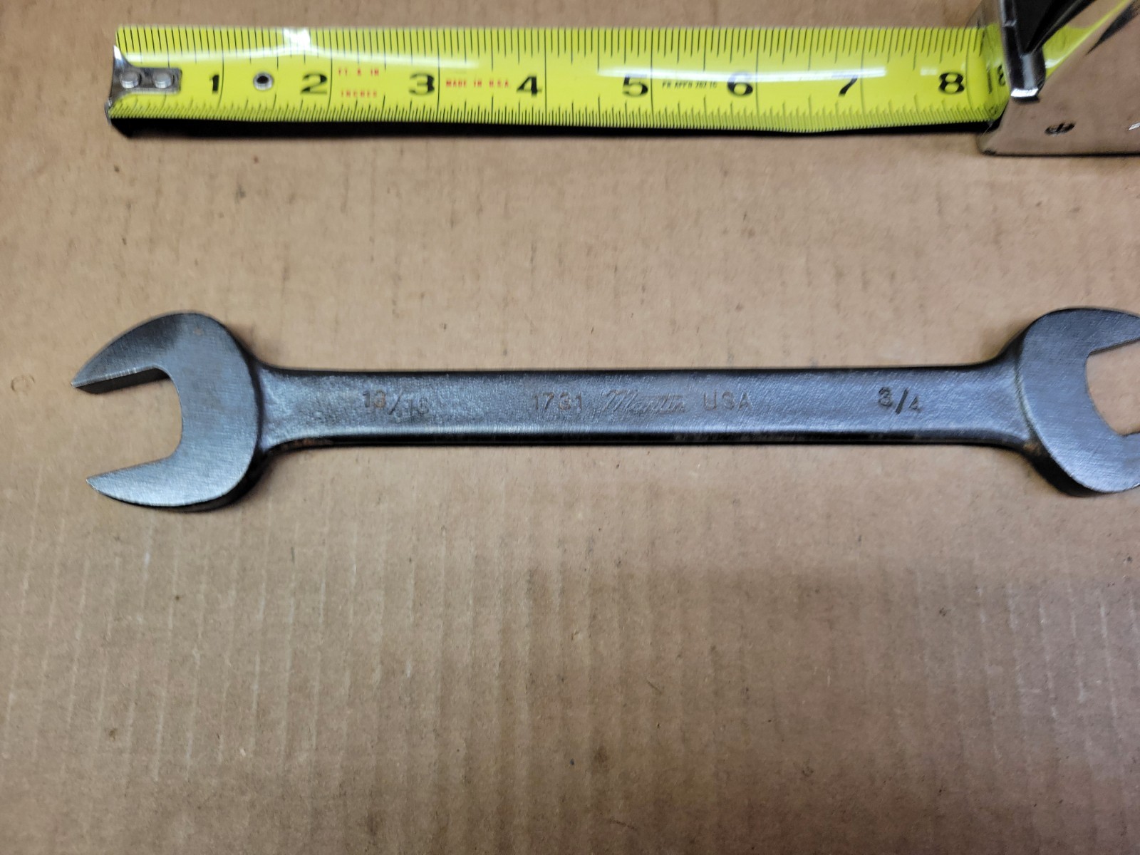 Martin Tools USA 13/16″ x 3/4″ Double Open End Wrench No 1731