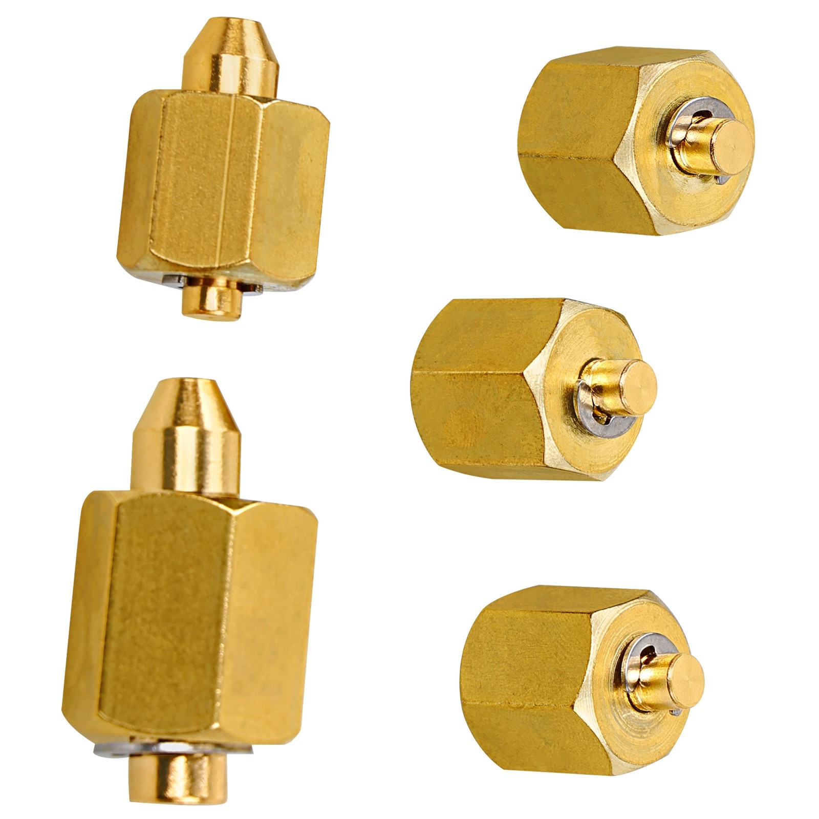 Injector Rail Fuel Line Cap Set – 5 Pcs Rail Fuel Injector Block-off Cap 10810