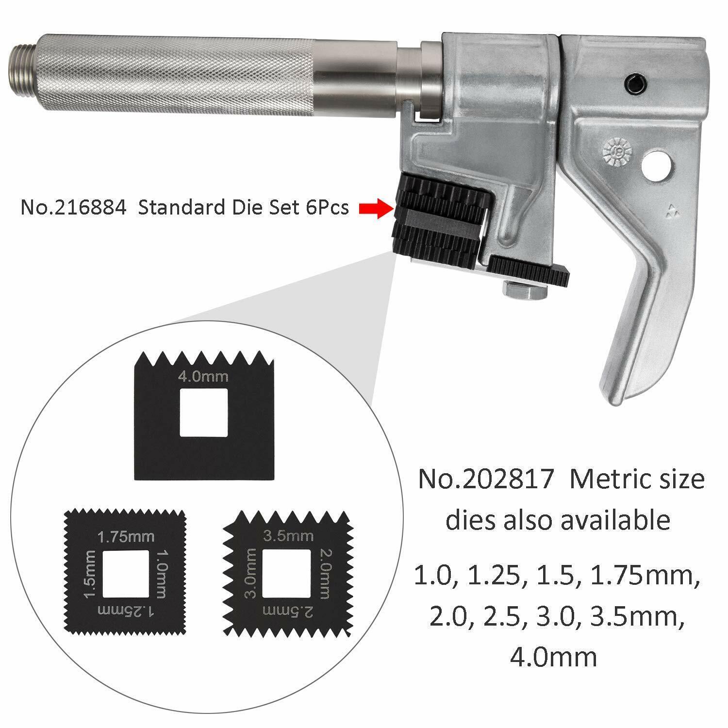 7402 Universal Outside Thread Chaser & 202817 Metric Die Set For Thread Repair